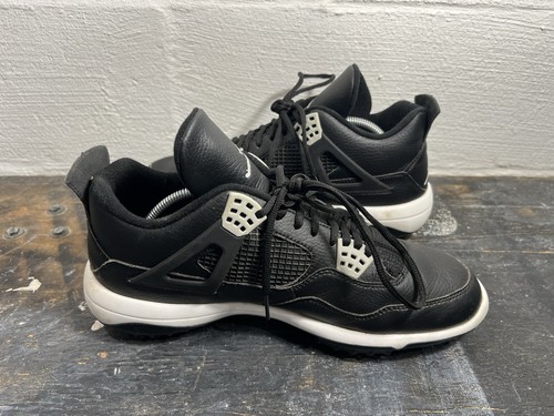 Nike Air Jordan 4 Golf Schwarz Golfschuhe Spikes 807710-010 Custom Herren 11,5 - Bild 5 von 9