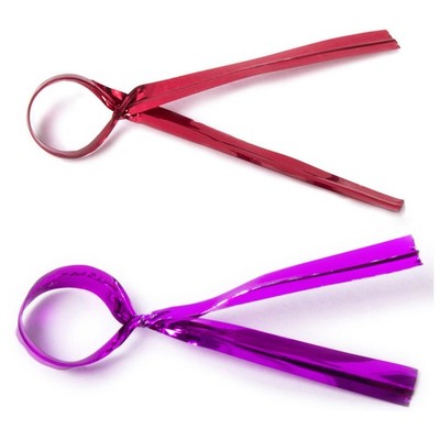 100pcs 10cm Colorful Metallic Bread Candy Bag Ties for Party Cello Cake Pops