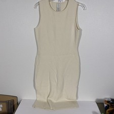 Joie Cream Sleeveless Knit Sweater Dress Women’s Size Medium H1