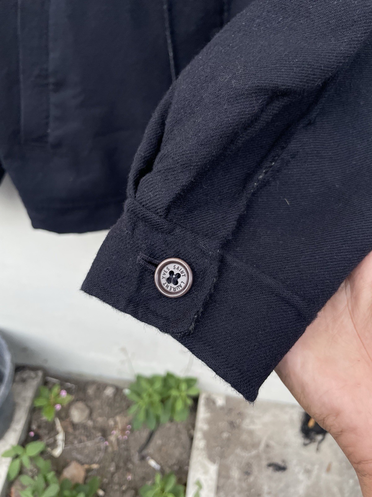 ?MATERIALE LANA? Giacca lana vintage Yves Saint Laurent YSL