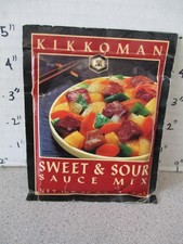 KIKKOMAN sweet sour sauce mix Chinese food packet 1990s unopened full