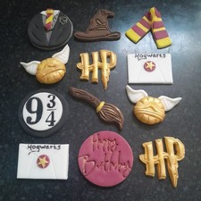 harry potter fondente commestibile compleanno cake topper decorazioni 
