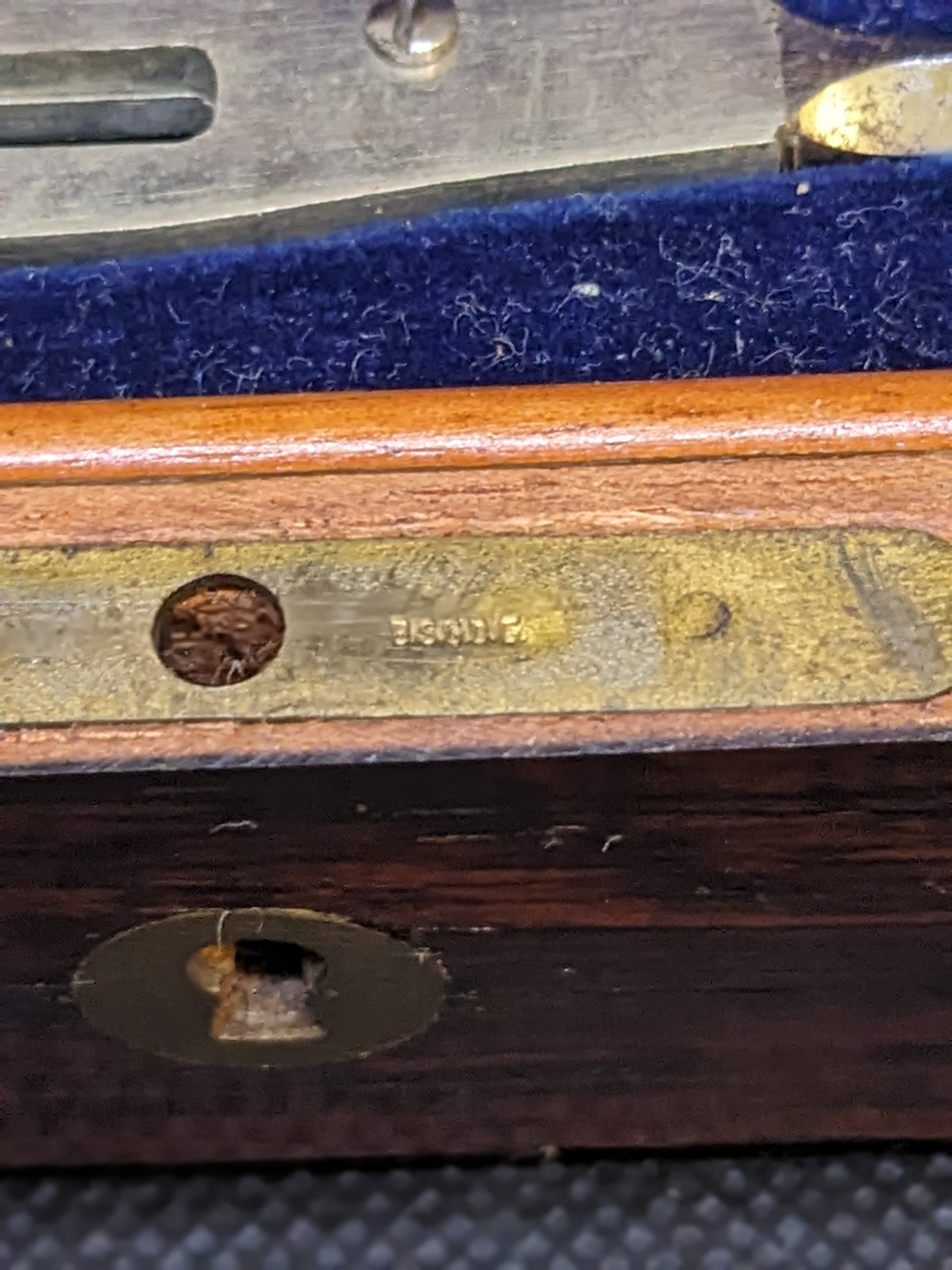 Antique French 1880 Compas Superieurs Brevetes SGDG Drafting Tool Set Original