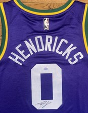 Taylor Hendricks Signed Autographed Utah Jazz Jersey PSA/DNA COA