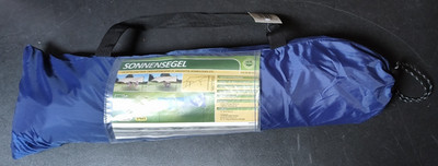 Adventuridge Sonnensegel 37943 blau 430 x 350 cm 2000 mm Wasseersäule neu OVP
