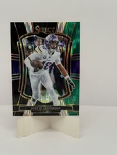 2025 Panini Select - Premier Level Justin Jefferson Black & Green Shock Prizm