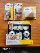 Safety 1st Childproof Essentials Set  Wall Straps-Corner Guards-Straps, 4 Piece