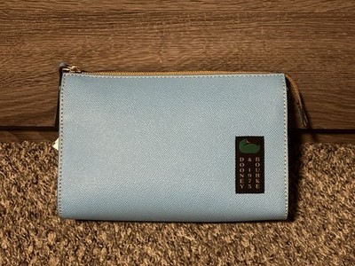Dooney & Bourke Blue Pebbled Small Alpine Janine Crossbody in Mediterranean Blue