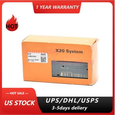 US Free TAX B&R X20 Bus Controller, 1 Profibus DP Interface, X20BC0063 X20