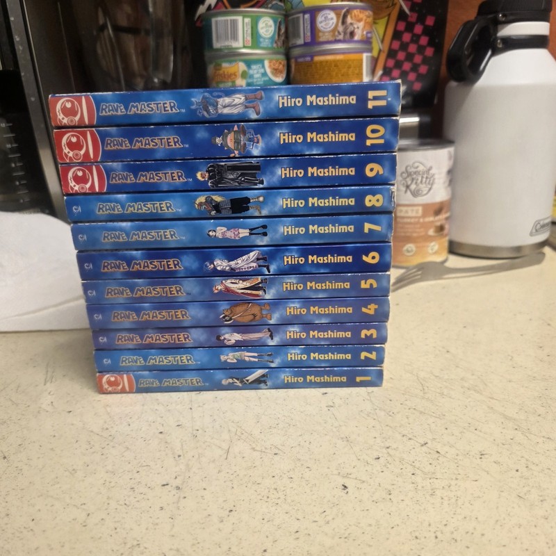 Rave Master Manga Volumes 1-11 English Hiro Mashima