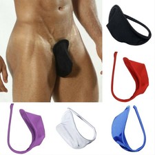 Men's C String Pouch Invisible Thong Underwear With Highly Flexible Inner Frame