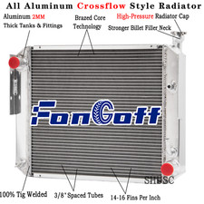 4 Row Aluminum Forklift Radiator Fits Hyster Yale Models AT 1329169