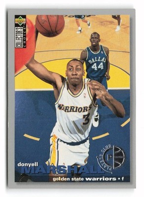 1995-96 Collector's Choice #155 Donyell Marshall Player's Club Warriors