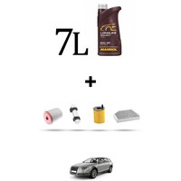 Hoffcar Set Service 4 Filter Und 7L ÖL FüR Audi Allroad III (4GH) 3.0 Tdi