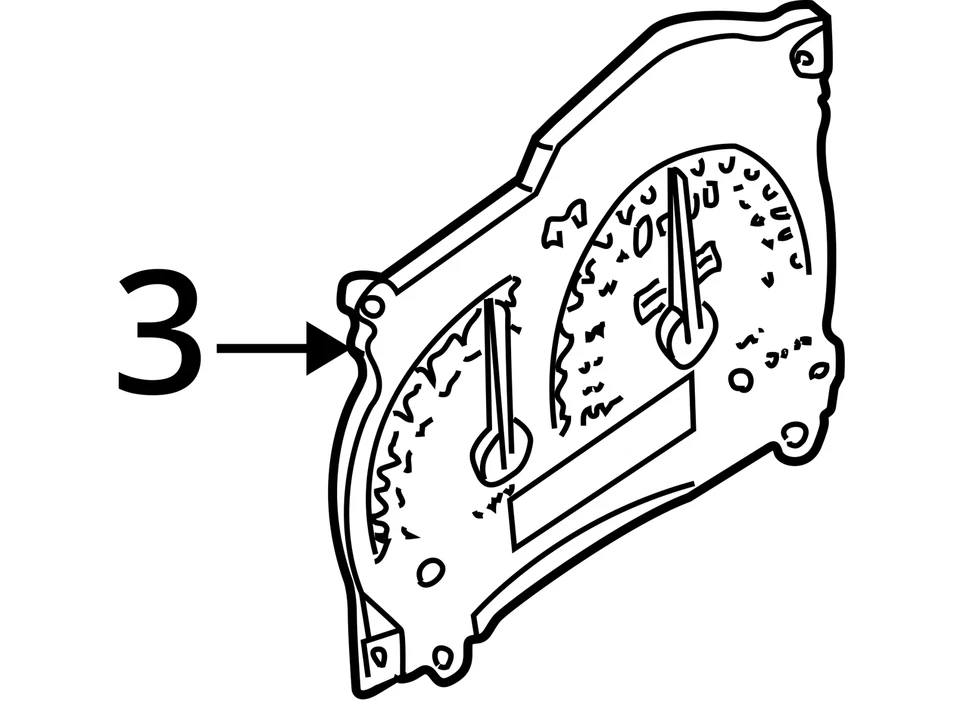 Cuadro de instrumentos velocímetro Ford Explorer 1998-2000 indicadores MOFAB Foto 4 de 4