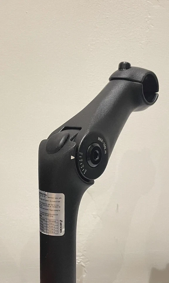 Raleigh - GNJ253B - Adjustable 90mm Handlebar Stem 25.4mm Quill Fitting Black - Image 2 of 4