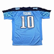 Vince Young Signed Tennessee Titans NFL Authentic Reebok Jersey Adult Size 52
