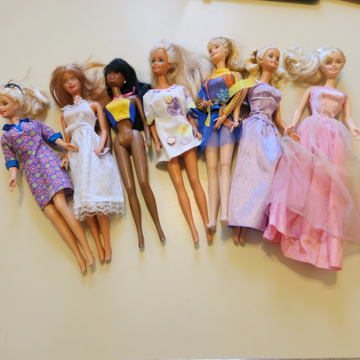 Vintage Barbie Barbie And Ken Dolls With Outfits For Each