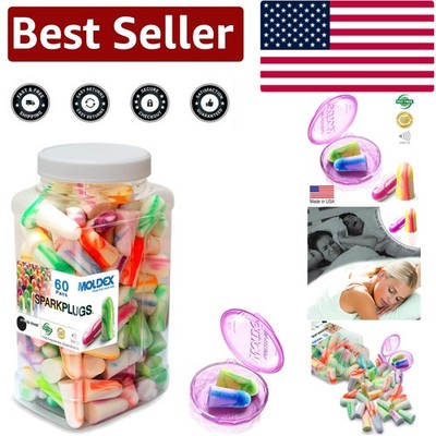Hypoallergenic Soft Earplugs - Ultimate Comfort, 33dB Protection, USA Made