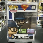 ECCC Superman LE 1,500 Pieces Funko Pop #613 CON STICKER Fast Ship - Hard Stack