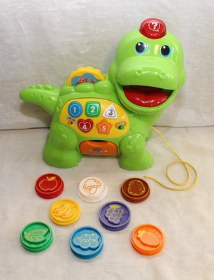 VTech Chomp and Count Dino with 8 coins Electronic toy WORKS