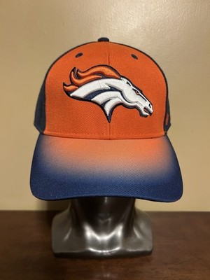 NEW SAMPLE Denver Broncos 47 Brand MVP Hat Ombré Orange Blue RARE 2018 OSFA