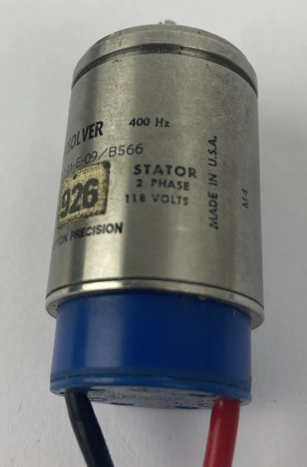 OEM Litton Clifton Precision Brushless Resolver HZC-11-E-09 / B566 2 Phase 118v - Image 3 of 4
