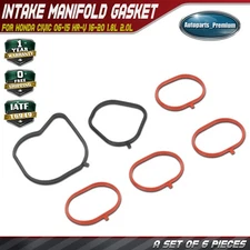Engine Intake Manifold Gasket Set for Honda Civic 06-15 HR-V 16-20 L4 1.8L 2.0L