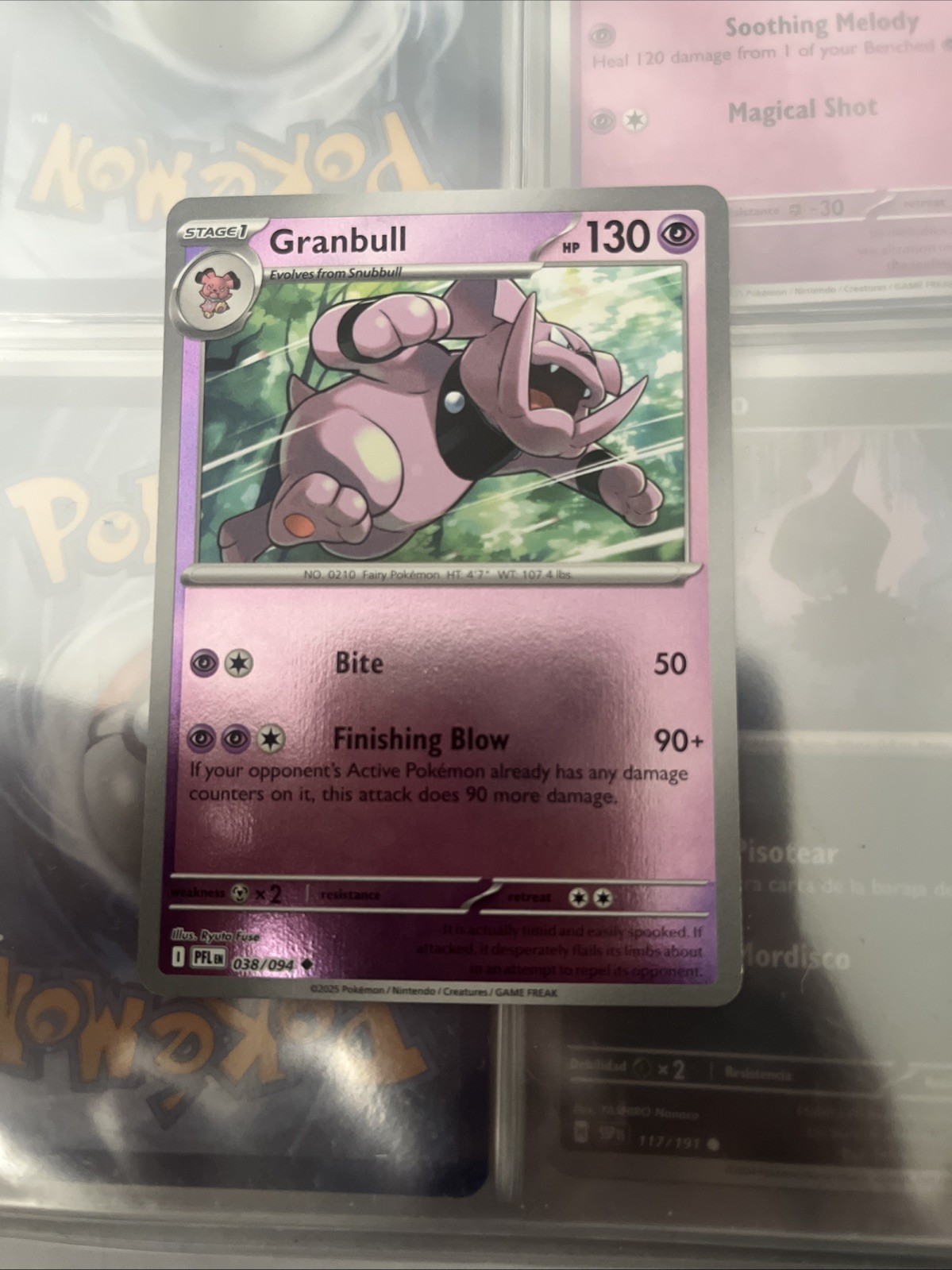 Granbull 038/094 Me02: Phantasmal Flames Reverse Holo