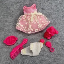 Barbie Doll Sister Clothing Fashion Pink Dres...