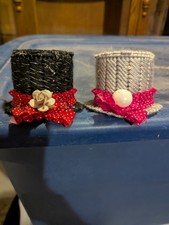 Two Small Snowman Hats