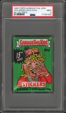 1988 Topps GPK OS15 Garbage Pail Kids 15th Series 15 Card Wax Pack PSA 9 NO 25c