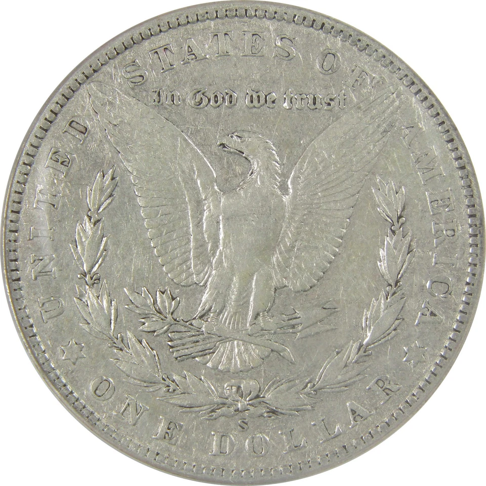 1903 S Morgan Dollar VF 30 Details ANACS Silver $1 Coin SKU:I21743 - Image 4 of 4