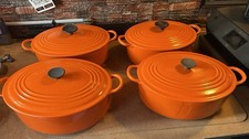 Cocottes Le Creuset orange