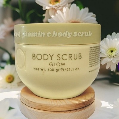 Ciroa Body Scrub NEW Glow w/ Manuka Honey & Vitamin C EcoPure 21.1 oz 600 GR