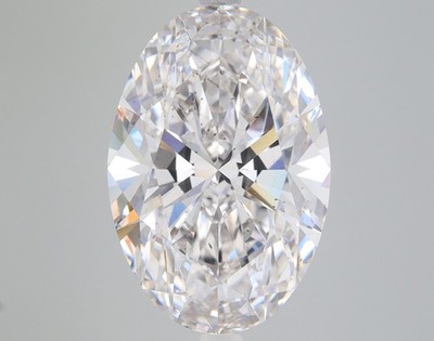 Lab Grown 7.72 Ct OVAL Cut IGI Certified CVD Diamond F Color VS2 Clarity STONE