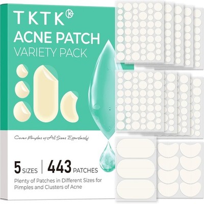TKTK 443 Count Hydrocolloid Pimple Patches Acne Patch Assorted