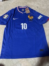 Nike France Kylian Mbappe #10 Dri-FIT Soccer Jersey Blue/White Men's L