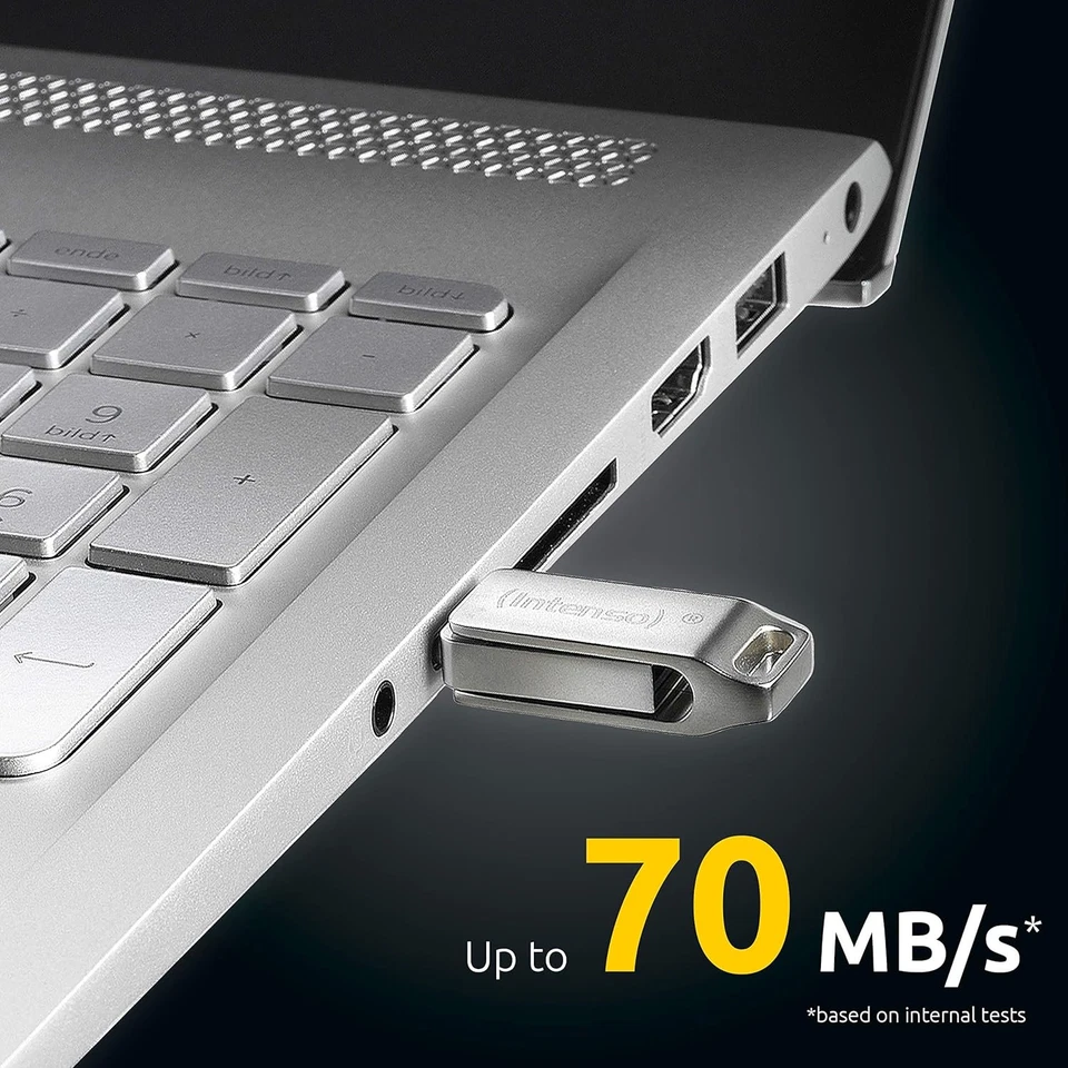 Intenso cMobile Line - Dual USB & Type C USB drive - 64GB - USB 3.1, Silver 64 G - Image 3 of 4