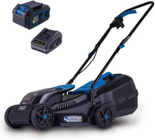 Scheppach Akku Rasenm&auml;her BC-MP320-X | 32Cm Schnittbreite | F&uuml;r 250-300M&sup2; | 30L