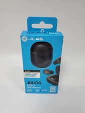 JLab JBuds MINI True Wireless Earbuds Bluetooth -Smallest Fit Ever-Black