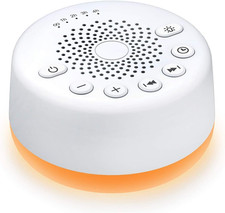 Sound Machine White Noise Machine with 25 Soothing Sounds and Night Lights with