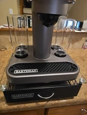 Bartesian Prem Cocktail Machine w/Refillable Glass Containers & Capsule Drawer