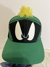 Vintage Looney Tunes Marvin The Martian Cartoon SnapBack Hat Cap Cartoon Mohawk