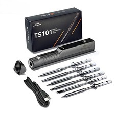 Lötkolben 65w Mini Tragbar Einstellbare Temperatur Lcd Neues Upgrade Ts100