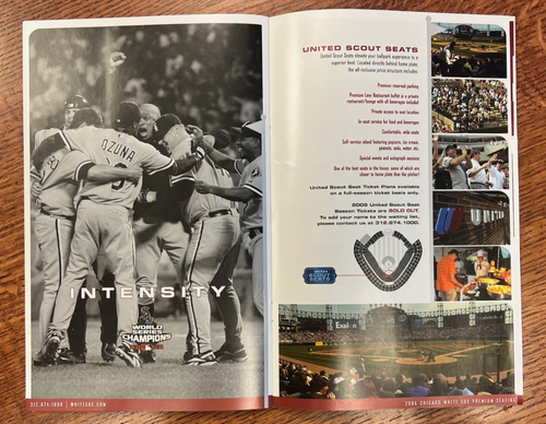 2005 World Series Champion White Sox VIP Package -- Unique Photo and VIP Booklet - Picture 7 of 10