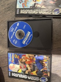 Virtua Fighter 1&2 Sega Saturn Game Bundle Complete with Manuals