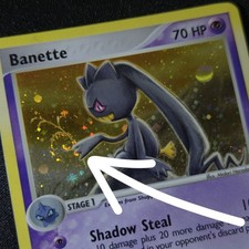 HAND LOOKING SWIRL 🌀💫 Banette 1/101 EX Hidden Legends Holo Rare Pokemon Card