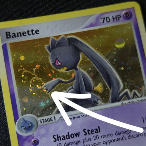HAND LOOKING SWIRL 🌀💫 Banette 1/101 EX Hidden Legends Holo Rare Pokemon Card