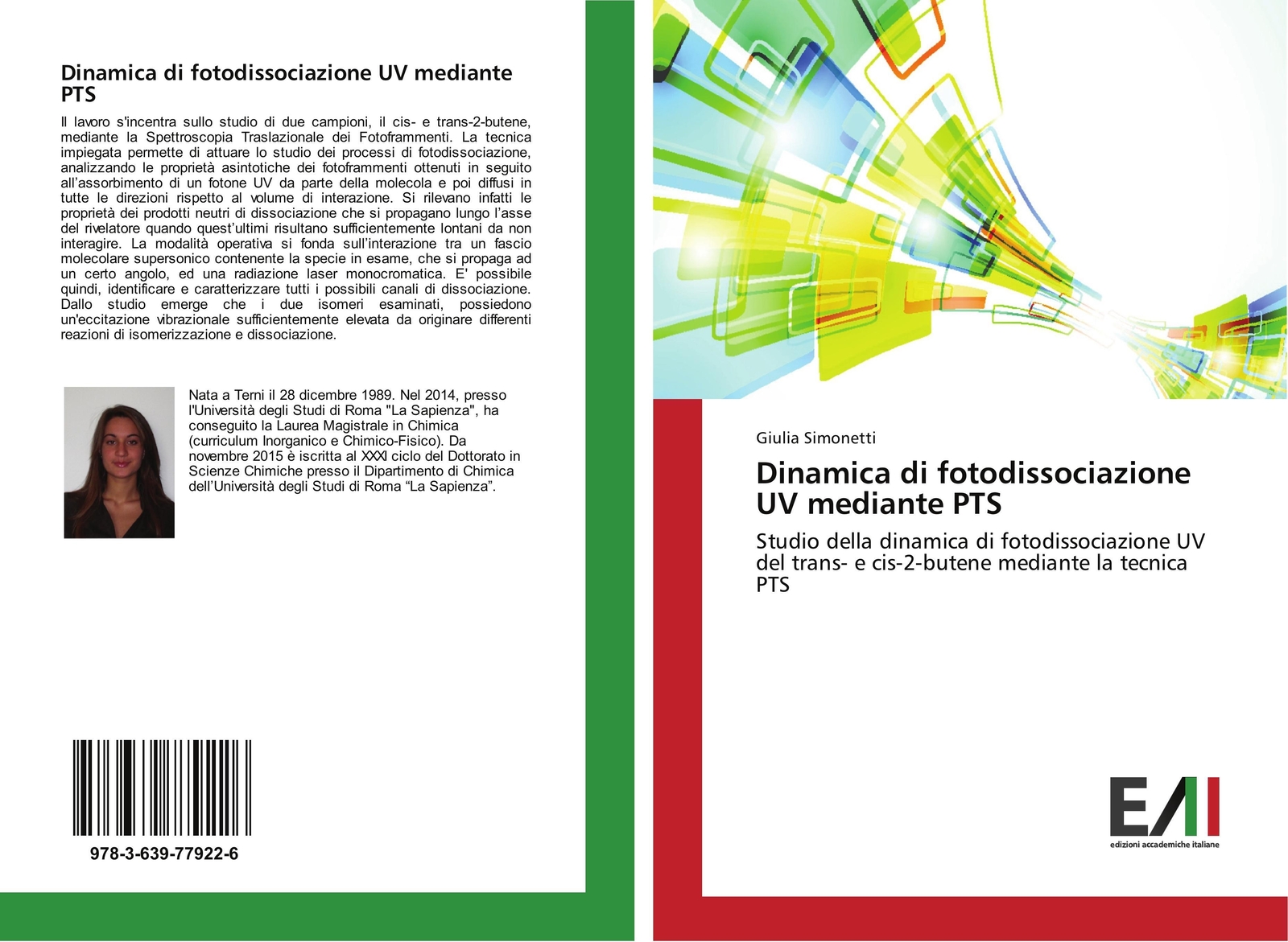 Thumbnail - Giulia Simonetti | Dinamica Di Fotodissociazione Uv Mediante Pts |